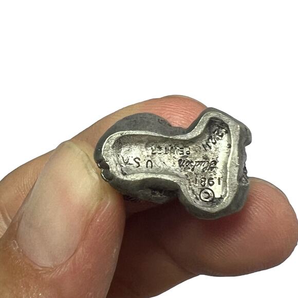 4 Cat Figurines Collectible Pewter Metalware - Picture 13 of 14